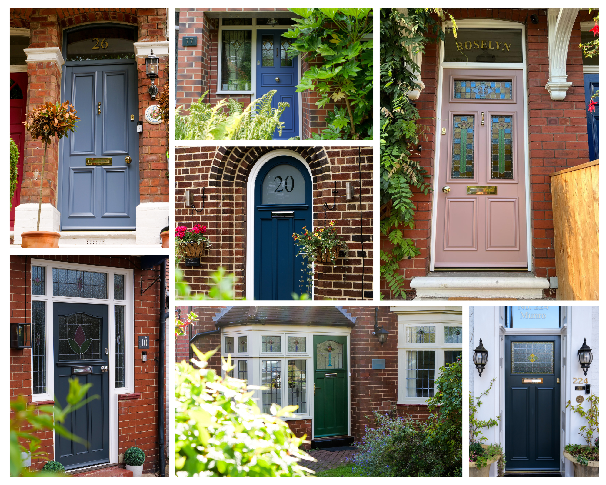 A range of our quality, bespoke timber doors